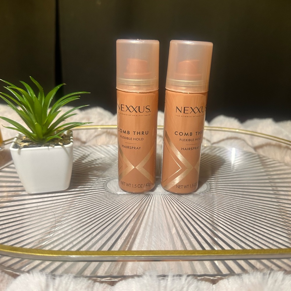 Nexx Comb Thru Flexible Hold Hairspray - Elegant Gold